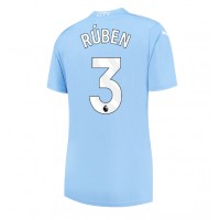 Manchester City Ruben Dias #3 Hemmatröja Kvinnor 2023-24 Korta ärmar